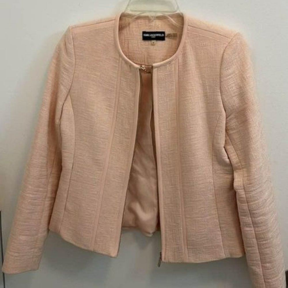 Karl Lagerfeld pink blazer - size 4